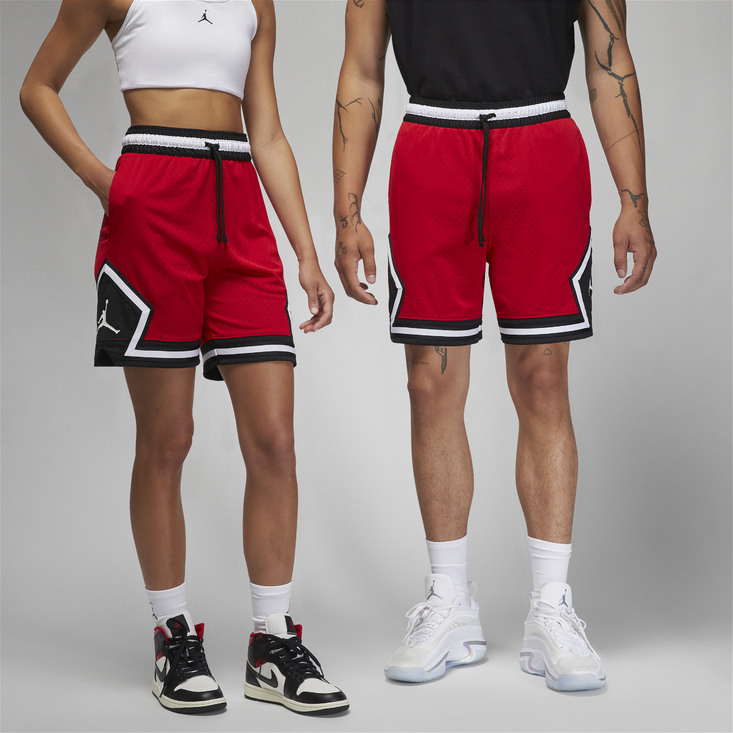 Rövidnadrág Nike Dri-FIT Sport Diamond Shorts 
Piros | DX1487-687, 0