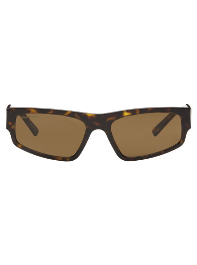 Napszemüveg Balenciaga Rectangular Sunglasses "Tortoiseshell" Barna | BB0305S-002