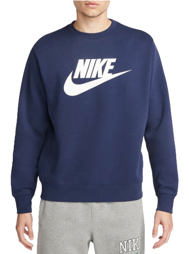 Sweatshirt Nike Sportswear Club Fleece Graphic Crew Sweatshirt Sötétkék | dq4912-410