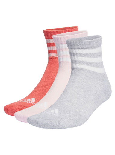 Zoknik és harisnyanadrágok adidas Performance 3-Stripes Cushioned Sportswear Mid-Cut Socks Többszínű | IP2636