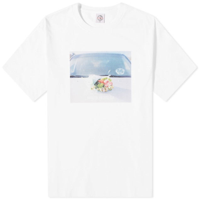 Póló Polar Skate Co. Dead Flowers T-Shirt Fehér | PSC-SP24-34