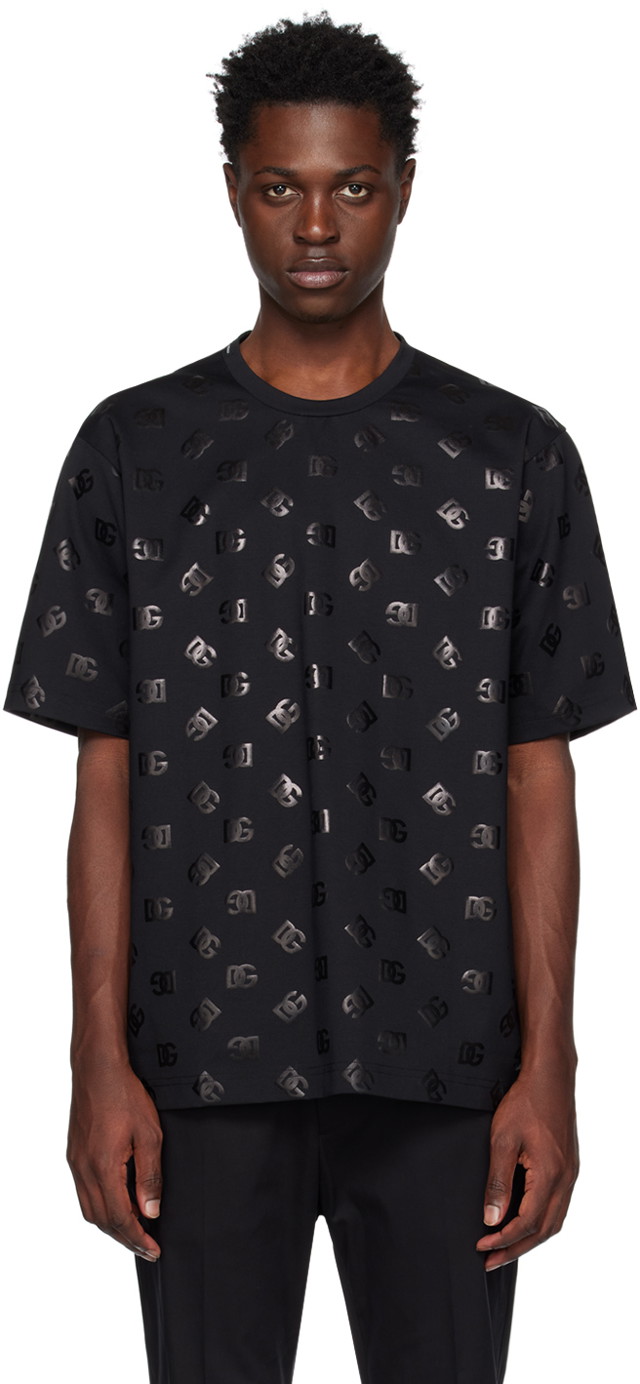 Black Printed T-Shirt