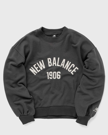 Sweatshirt New Balance Essentials Varsity Fleece Crew Fekete | WT33553-ACK, 0