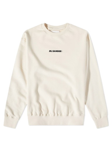 Sweatshirt Jil Sander Plus Logo Crew Sweat Bézs | J47GU0001-J20010-279