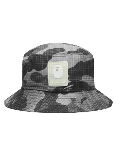 A Bathing Ape Grid Camo Bucket Hat