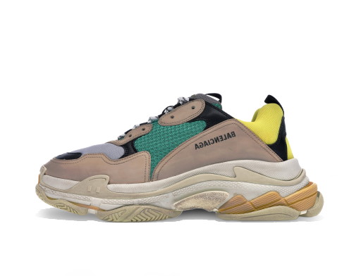 Sneakerek és cipők Balenciaga Triple S Beige Green Yellow 2018 Bézs | 516440W09O27070