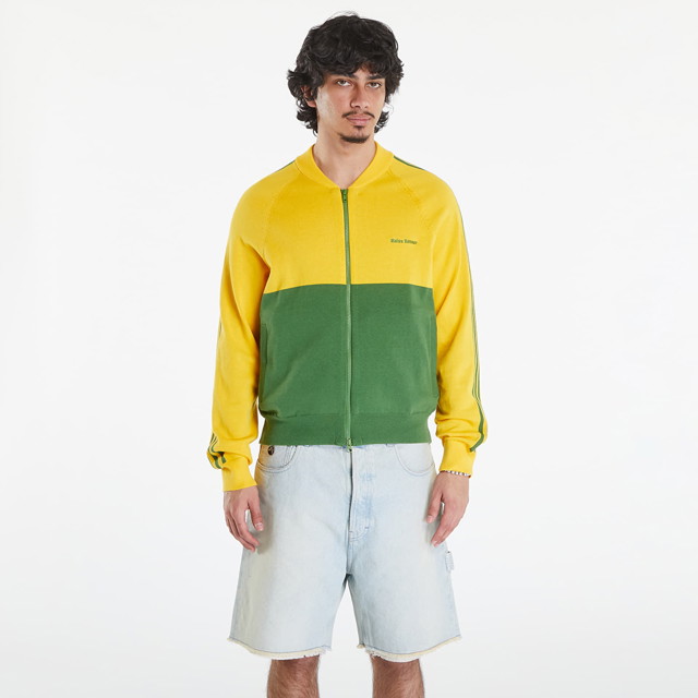 Sweatshirt adidas Originals Wales Bonner x Knit Sweatshirt Bold Gold/ Crew Green Sárga | IW1174
