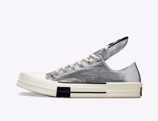 Korlátozott példányszámban Converse Rick Owens x Chuck 70 Lo "Silver" Fémes | A01292C