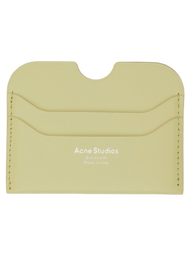 Pénztárca Acne Studios Leather Card Holder Zöld | CG0193-