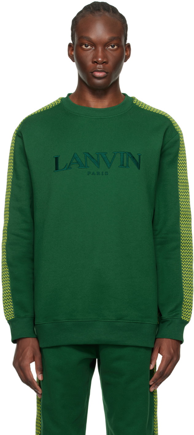 Sweatshirt LANVIN Side Curb Sweatshirt Zöld | RM-SS0004-J212-P24