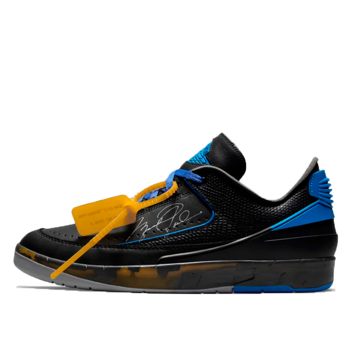 Sneakerek és cipők Jordan Off-White x Air Jordan 2 Retro Low SP "Black Royal" Fekete | DJ4375-004, 1