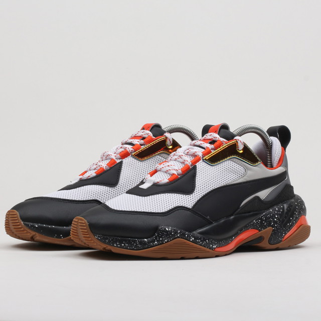 Sneakerek és cipők Puma Thunder Electric white - black - mandarine red Fehér | 367996 01