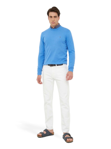 Pulóver Tommy Hilfiger Sweater Kék | MW0MW21316