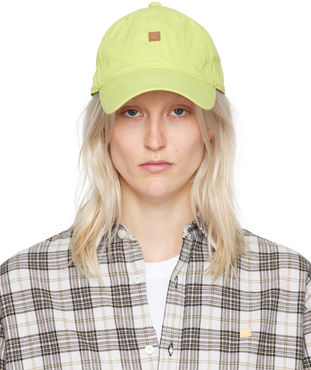 Kupakok Acne Studios Patch Cap Zöld | C40321-