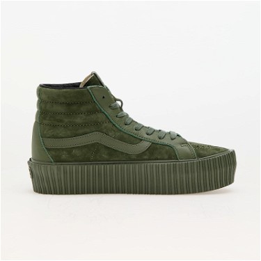 Sneakerek és cipők Vans Sk8-Hi Reissue 38 Platform LX Suede/Leather Army Zöld | VN000CNFARM1, 1