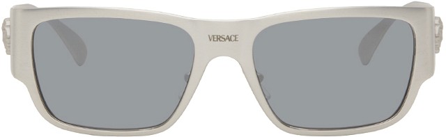 Napszemüveg Versace Silver Rectangular Sunglasses Fémes | 0VE2262 8056597942485