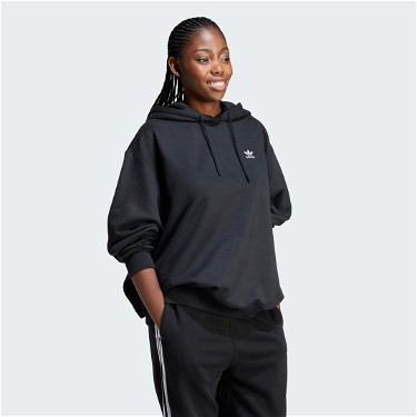Sweatshirt adidas Originals Trefoil Oversized Hoodie Fekete | IU2409, 4