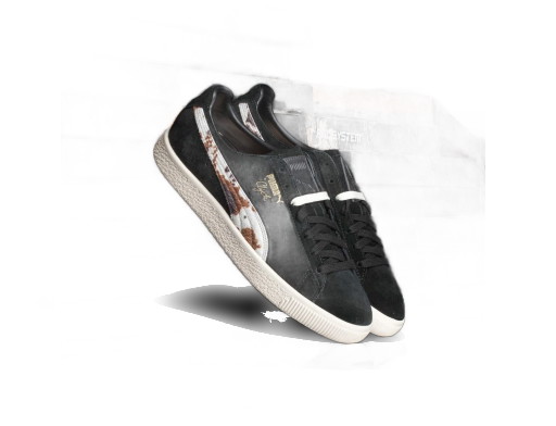 Sneakerek és cipők Puma Clyde x Packer Black-Whisper White Fekete | 36350701