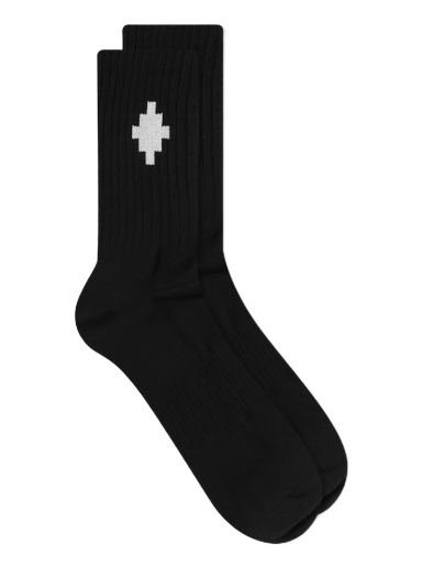 Zoknik és harisnyanadrágok Marcelo Burlon Cross Sideway Sock Fekete | CMRA015C99KNI0011001