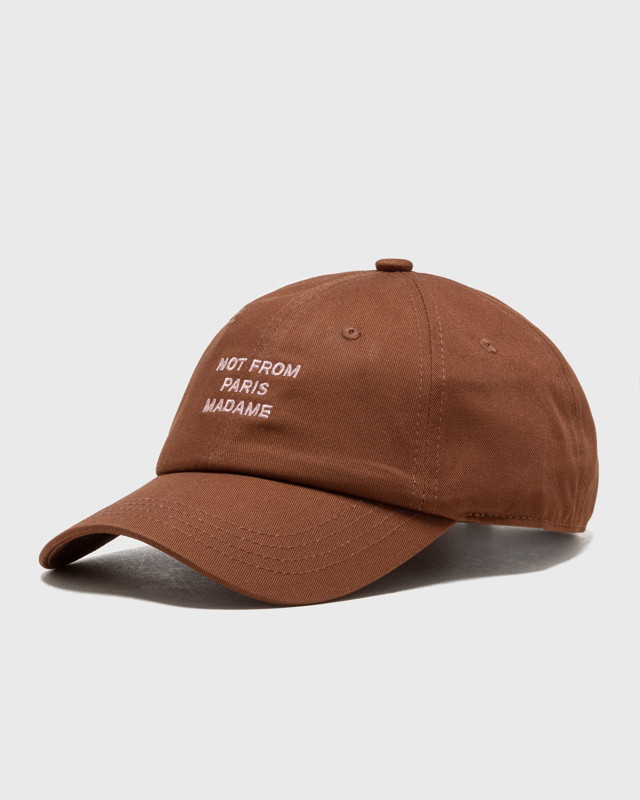 Kupakok Drôle de Monsieur La Cap Slogan Barna | C-CP100-CO027-BN