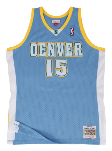 Sportmezek Mitchell & Ness Denver Nuggets Carmelo Anthony Swingman Jersey Kék | SMJYGS18160-DNUROYA03CAN