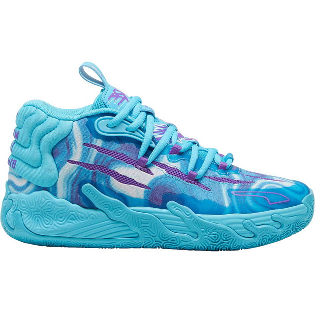 Sneakerek és cipők Puma MB.03 Charlotte Hornets JR, green/purple/crimson Türkizkék | 309868_01