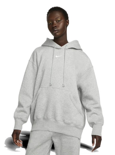 Sweatshirt Nike Sportswear Phoenix Fleece Oversized Pullover Hoodie Szürke | DQ5860-063