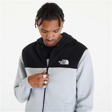 Sweatshirt The North Face Icons Full Zip Hoodie High Rise Grey Szürke | NF0A87DNA0M1, 3
