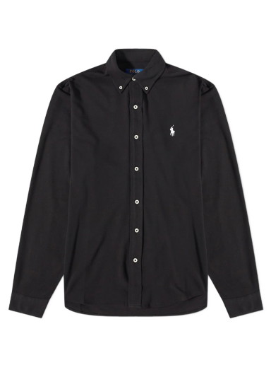 Ing Polo by Ralph Lauren Pique Button Down Oxford Fekete | 710654408089