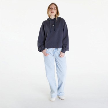 Sweatshirt CALVIN KLEIN Jeans Washed Woven Label Hoodie Szürke | J20J223082 PT2, 2