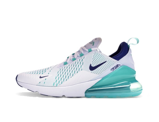 Sneakerek és cipők Nike Air Max 270 White Hyper Jade Deep Royal Blue Türkizkék | CI2451-100