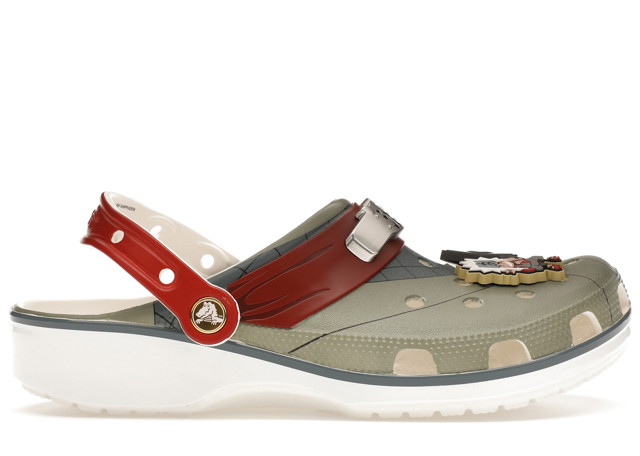 Sneakerek és cipők Crocs Naruto Jiraiya Classic Clog Multi Red Grey Szürke | 209886