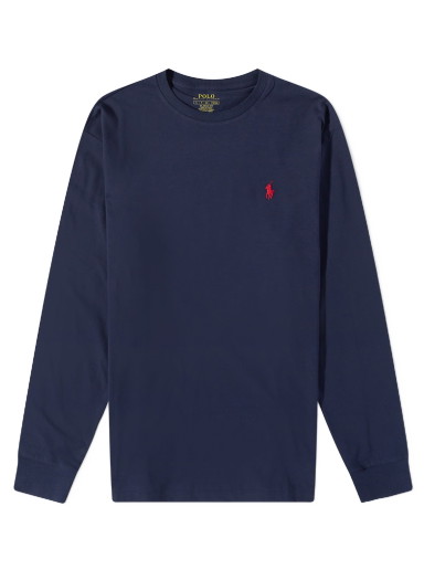 Póló Polo by Ralph Lauren Long Sleeve Tee Sötétkék | 710671467019