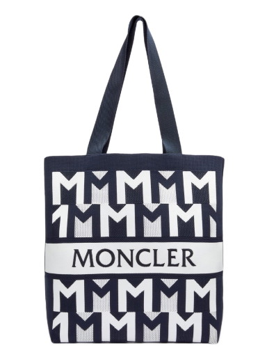 Vászontáskák Moncler Knit Tote Bag Kék | 5D000-M3706-09-F70