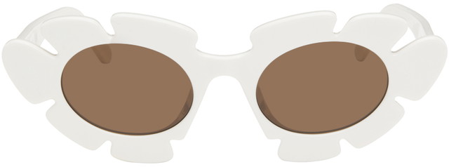 White Flower Sunglasses