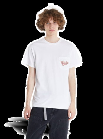 Thank You Skateboards Logo Pocket Tee PCKT-White