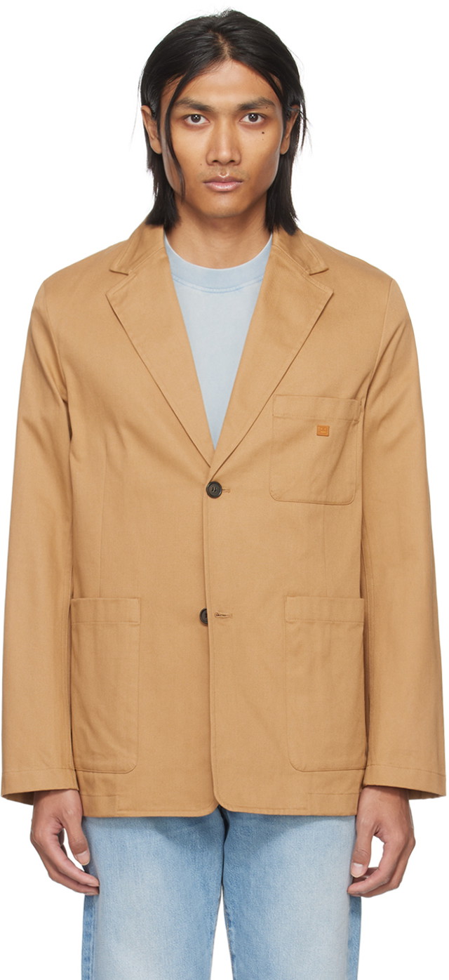 Kabátok Acne Studios Patch Pocket Blazer Bézs | C90159-