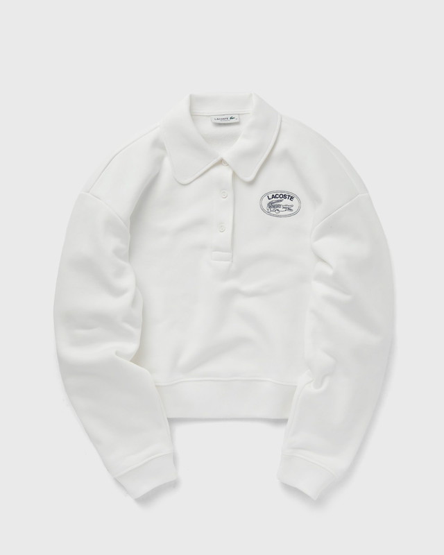 Sweatshirt Lacoste SWEATSHIRTS women Half-Zips white in size:L Fehér | SF3469-70V