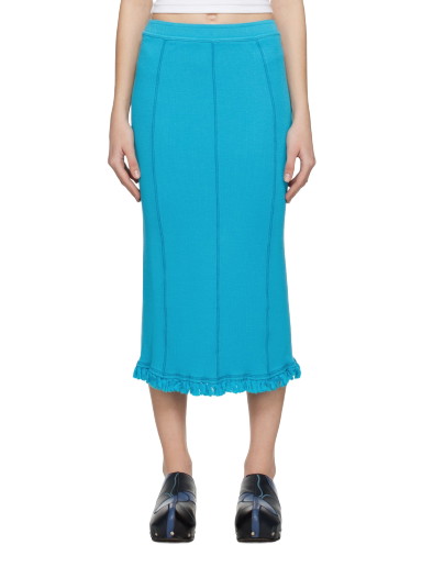 Szoknya Acne Studios Tassel Maxi Skirt Kék | AF0322-