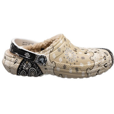Sneakerek és cipők Crocs Classic Lined Bandana Clog Bézs | 208061-2ZM, 2