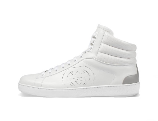 Sneakerek és cipők Gucci Ace High-Top GG 'White' Fehér | _625672 1XG10 9110