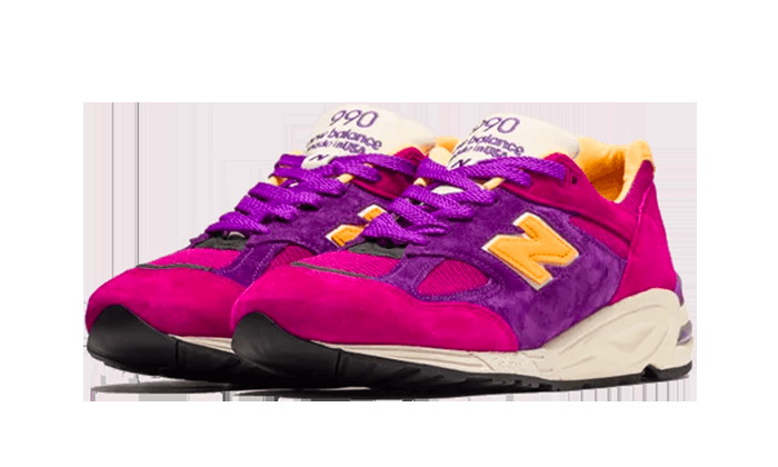 Sneakerek és cipők New Balance Teddy Santis x 990v2 Made in USA "Pink & Purple" Rózsaszín | M990PY2, 1