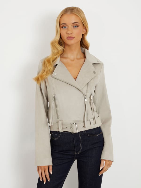 Faux Suede Jacket