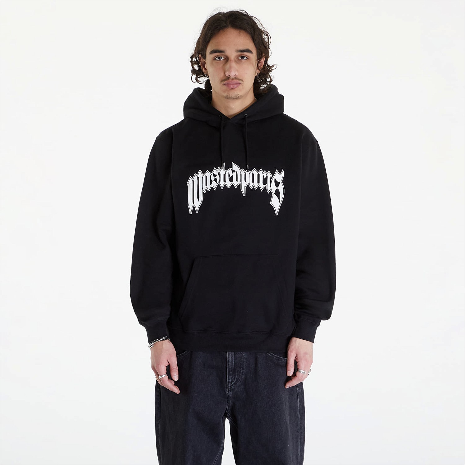 Sweatshirt Wasted Paris Hoodie Pitcher Black Fekete | WP_000083, 0