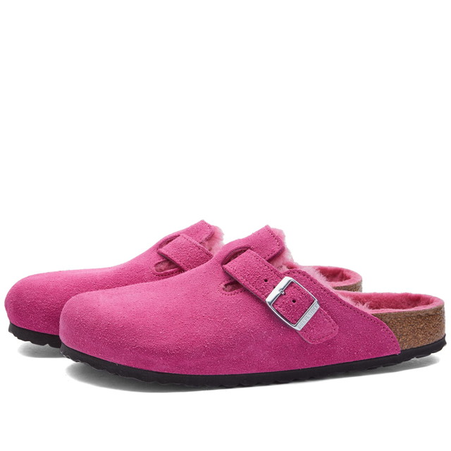 Women's Boston Shearling Fuchsia Tulip