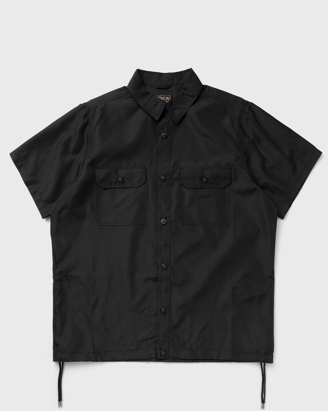 Ing TAION MILITARY HALF SLEEVE SHIRTS Fekete | TAION-019SHNDML-1-BLACK