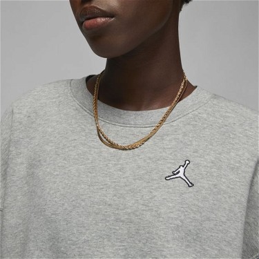 Sweatshirt Nike Brooklyn Fleece Crew-Neck Sweatshirt Szürke | DQ4462-063, 2