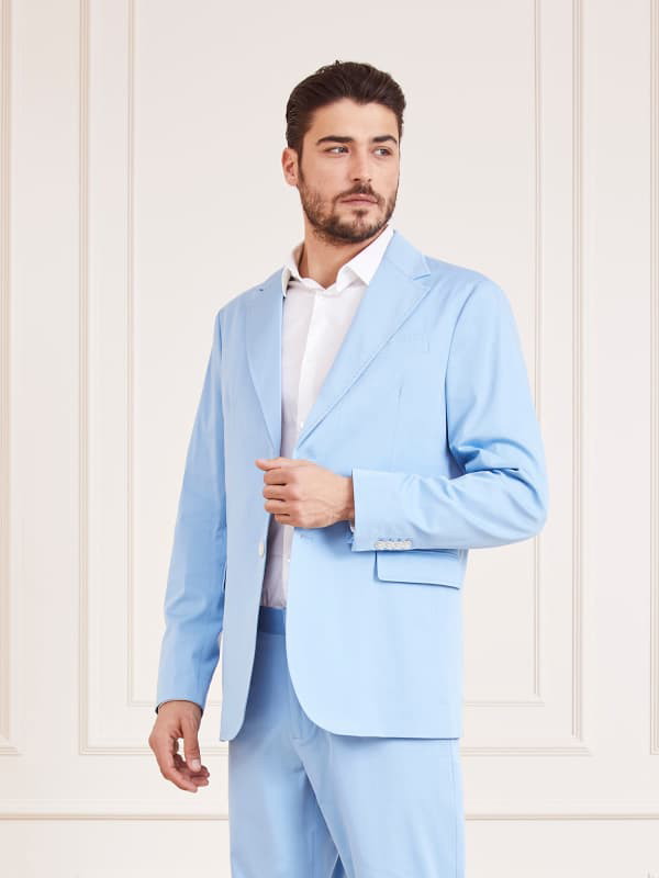 Dzsekik GUESS Marciano Marciano Satin Blazer Kék | 4GHN112241Z