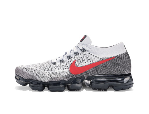 Sneakerek és cipők Nike Air VaporMax "Platinum Red Black" Szürke | 849558-020