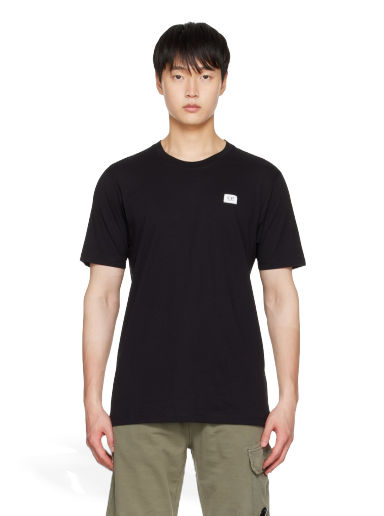 Póló C.P. Company Logo T-Shirt Fekete | 13CMTS066A-006011W